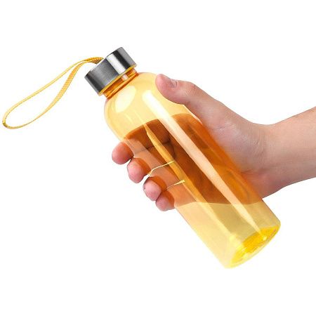 Бутылка для воды VERONA PET COLOR 550мл Желтая с желтым 6261.04