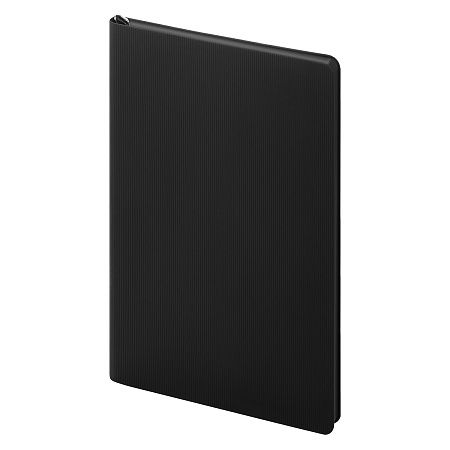 Ежедневник Рейн (Rain) недатированный, черный (без упаковки, без стикера)