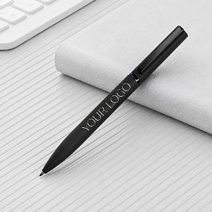 Ручка шариковая металлическая «Siegfried Silver» soft-touch с зеркальным слоем