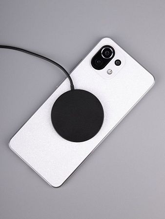 Беспроводное зарядное устройство с магнитами Magmate, черное