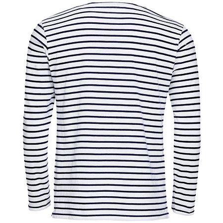 Футболка мужская Marine Men, белая с темно-синим, размер L