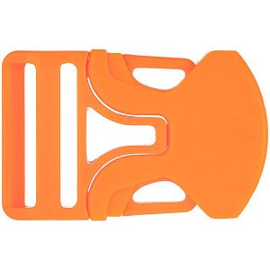 Застежка-пряжка односторонняя Triden, оранжевый неон