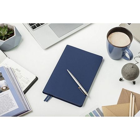 Ежедневник Flexy Milano А5, синий, недатированный, в гибкой обложке