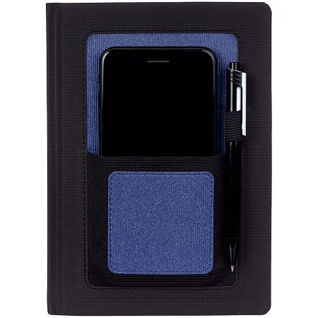 Ежедневник Mobile на заказ, недатированный, черно-оранжевый