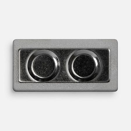 Значок Magnet Matto, серебристый