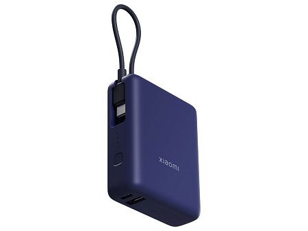 Внешний аккумулятор со встроенным кабелем Xiaomi 33W Power Bank (Integrated Cable), 10000 мАч