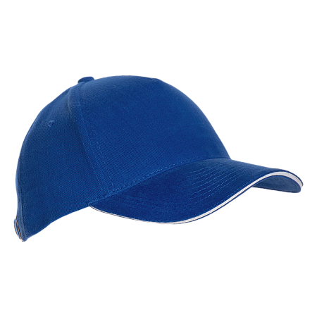 Бейсболка с кантом STAN 5 клиньев хлопок 280, 11K, Синий,  (16/1)  (56-58/ONE SIZE)