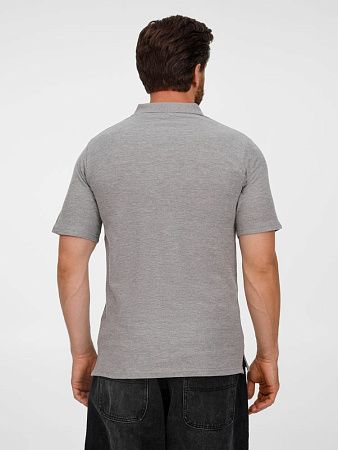 Рубашка поло унисекс Tervise, серый меланж, размер XXL