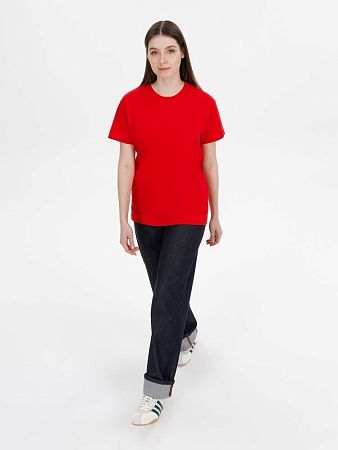 Футболка унисекс T-Bolka 180, красная, размер XS
