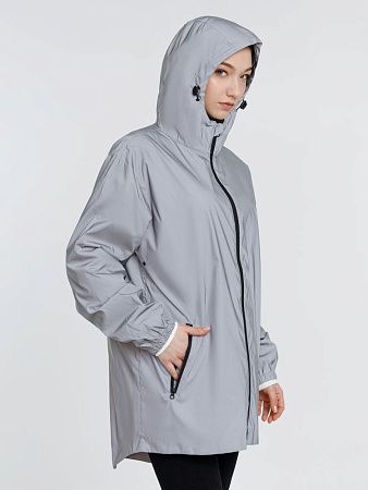 Парка Manifest из светоотражающей ткани, серая, размер XL/2XL