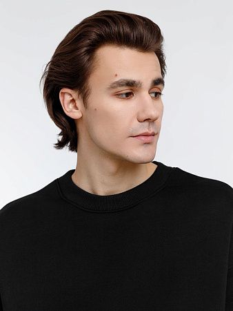 Свитшот оверсайз унисекс True Self, черный, размер L