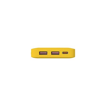 Внешний аккумулятор с подсветкой Анкор Плюс PD (Ancor PD Plus) 10000 mAh, желтый