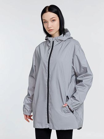 Парка Manifest из светоотражающей ткани, серая, размер XL/2XL