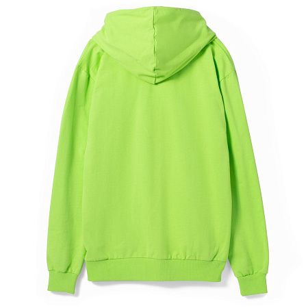 Толстовка на молнии с капюшоном Unit Siverga, зеленое яблоко, размер XS