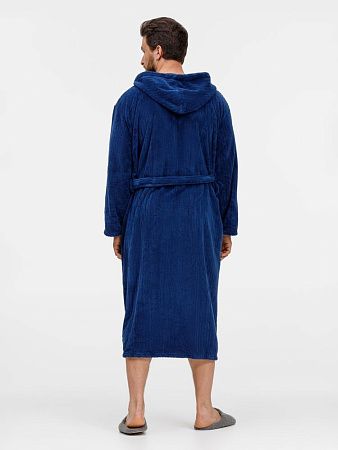 Халат флисовый Magic Mantle, темно-синий, размер XL/2XL