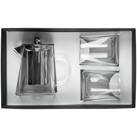 Чайный набор Quadroni в черной коробке