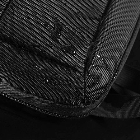 Расширяющийся  водостойкий рюкзак "Slim", чёрный, 45х30х6 см, ткань верха: 100% полиэстер 1680 D