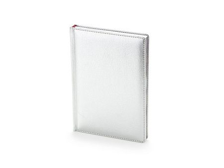 Ежедневник недатированный А5 «Sidney Nebraska» с серебряным срезом