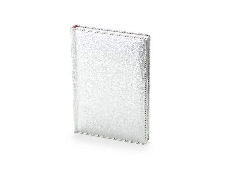 Ежедневник недатированный А5 «Sidney Nebraska» с серебряным срезом