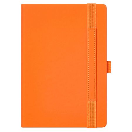 Ежедневник Alpha недатированный, оранжевый/оранжевый
