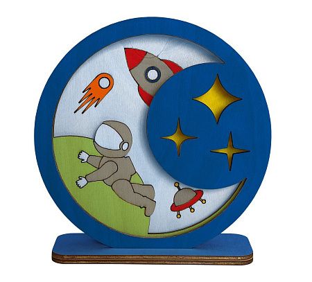 Набор 3Д раскраска: краски, подставка, кисть, скатерть, раскраски на выбор