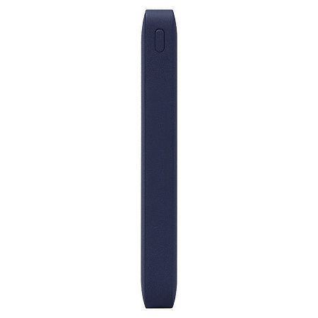 Внешний аккумулятор (powerbank) «WeCharge Velvet», 10 000 mAH, 5V -2A , c цифровым дисплеем для контроля заряда, темно-синий