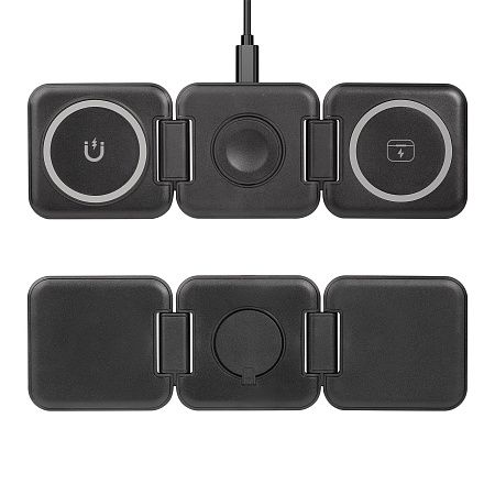 Складная беспроводная (15W) зарядная станция "Flip" с MagSafe