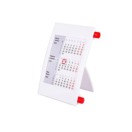 Календарь настольный на 2 года; сетка 26-27