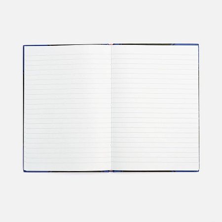 Блокнот Accenti, черный с синим