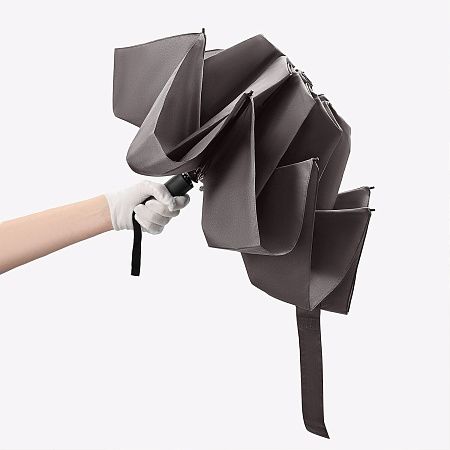 Зонт обратного сложения Олимп (Olymp), серый