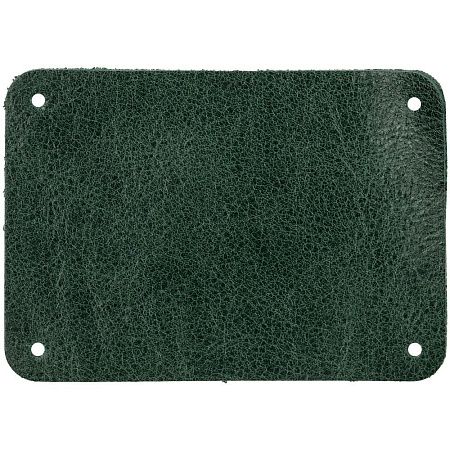 Лейбл кожаный Beta, XL, зеленый