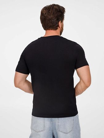 Футболка унисекс T-Bolka 180, черная, размер S