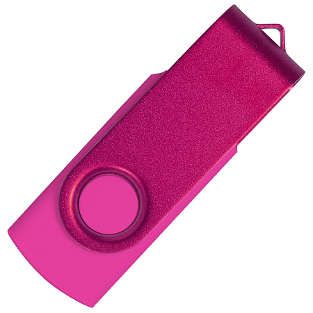 Флеш накопитель USB 2.0 Twister Сolor Mix 16GB, пластик Софт Тач/металл, розовый/розовый