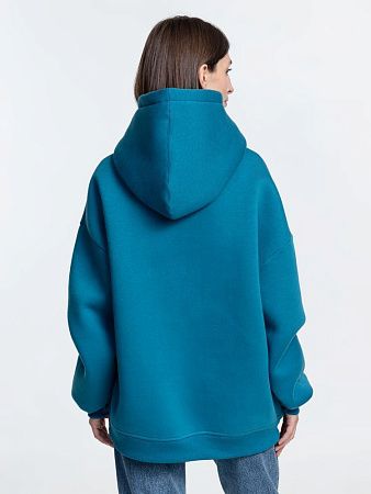 Худи Kulonga Oversize, бирюзовое, размер XL/2XL