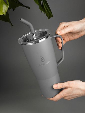 Термостакан Kasumigaoka, серый