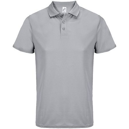 Рубашка поло унисекс Pitcher, серая, размер XL