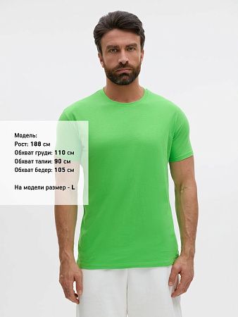 Футболка унисекс Regent 150, зеленый лайм, размер XL