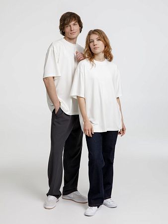 Футболка оверсайз унисекс Lavinia, белая, размер XS/S