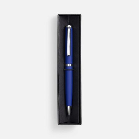 Ручка шариковая Inkish Chrome в футляре, синяя