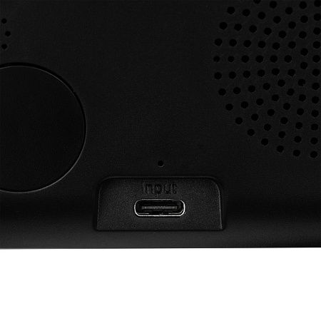 Станция беспроводной зарядки с часами Electron, ver.2, черная