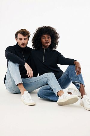 Свитшот на молнии Iqoniq Elgon из переработанного хлопка, 300 г/м²