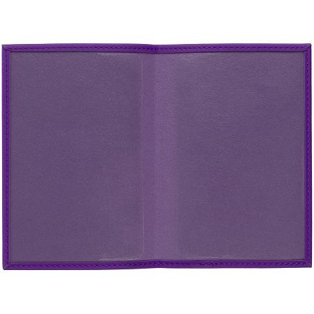 Обложка для паспорта Shall, фиолетовая