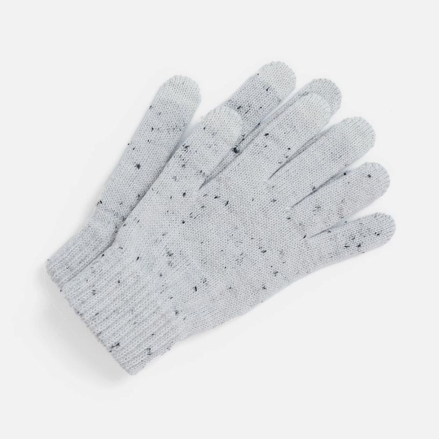 Перчатки сенсорные Spotti Senso, светло-серые, размер S/M