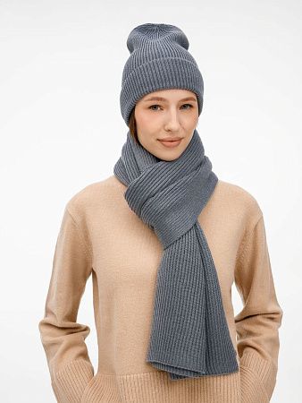 Шапка Nobilis Mono, серая (стальная)