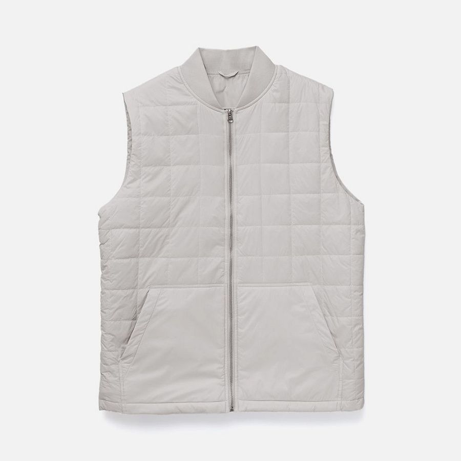 Жилет унисекс Warmbridge, светло-серый, размер S