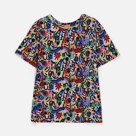 Футболка унисекс Senti с полной запечаткой на заказ, размер 3XL