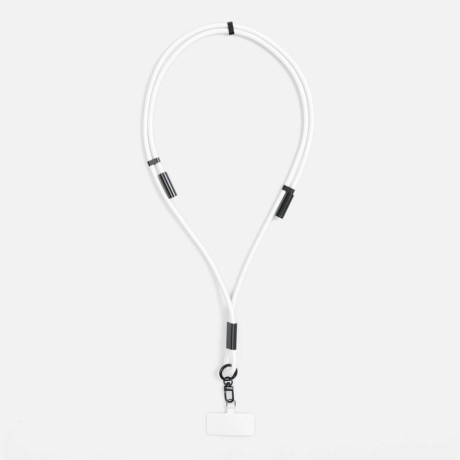 Кабель-ланьярд energyFlex Power Delivery 60 Вт, белый