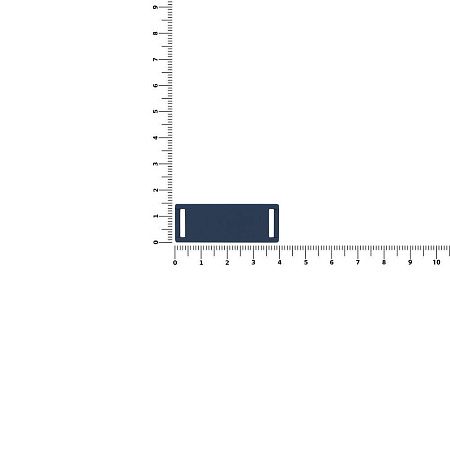 Лейбл из ПВХ Kova, темно-синий