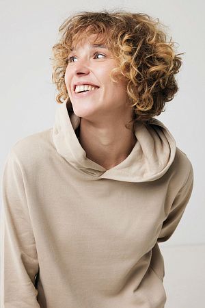 Худи Iqoniq Yengo из переработанного хлопка, унисекс, 280 г/м²