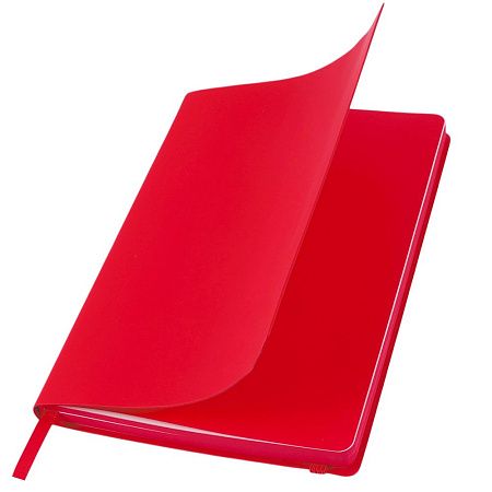 Ежедневник A5 недатированный Dante в мягком переплёте софт-тач, красный